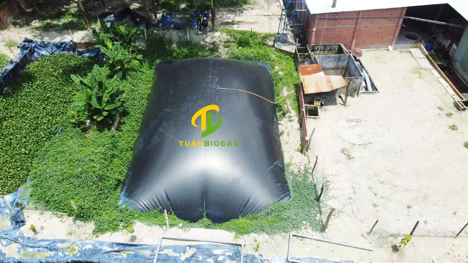Túi trữ khí biogas dung tích lớn cần thiết khi sử dụng cho máy phát điện