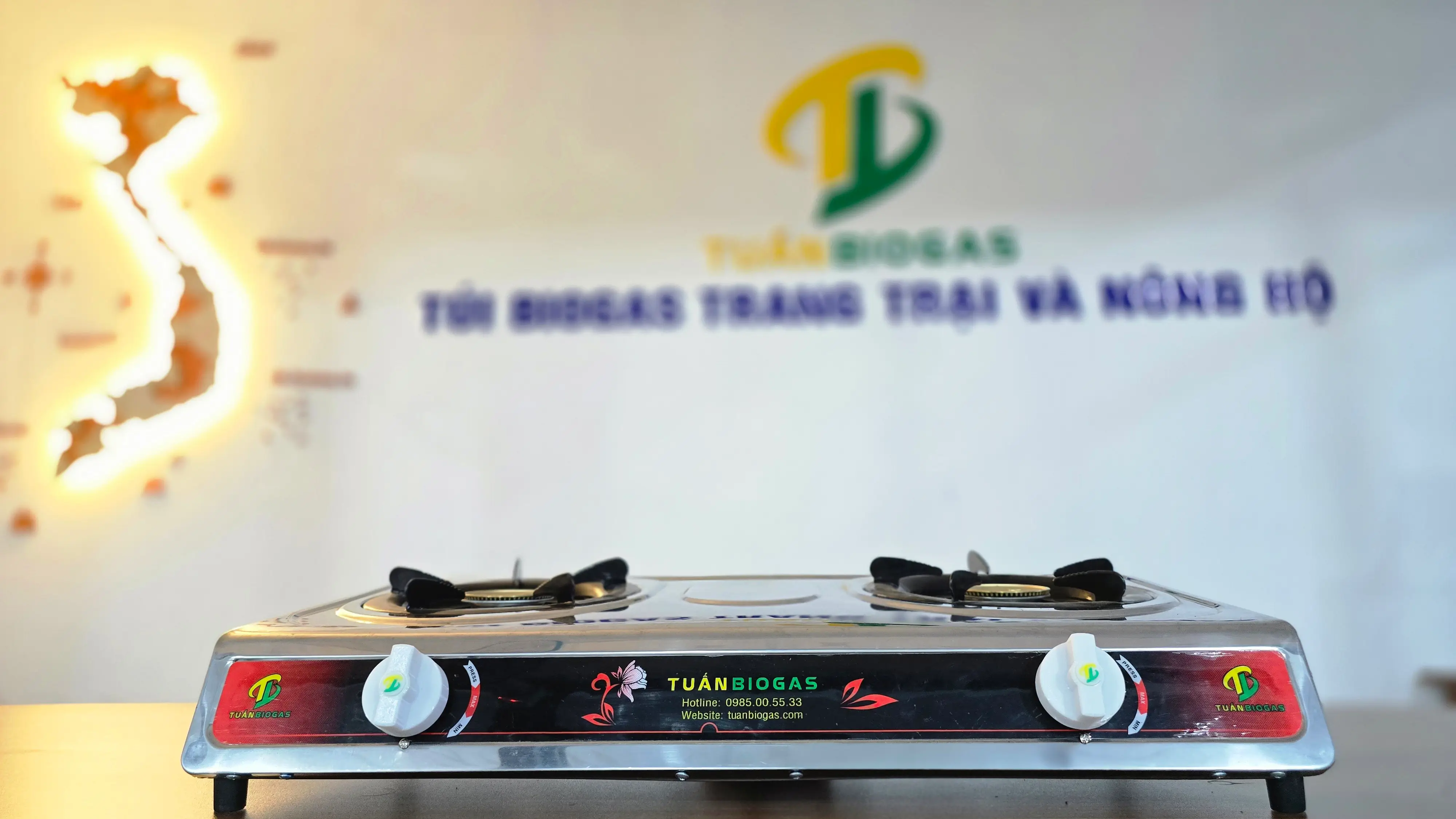 Bếp biogas chuyên dụng gia công đồng bộ tại xưởng Tuấn Biogas